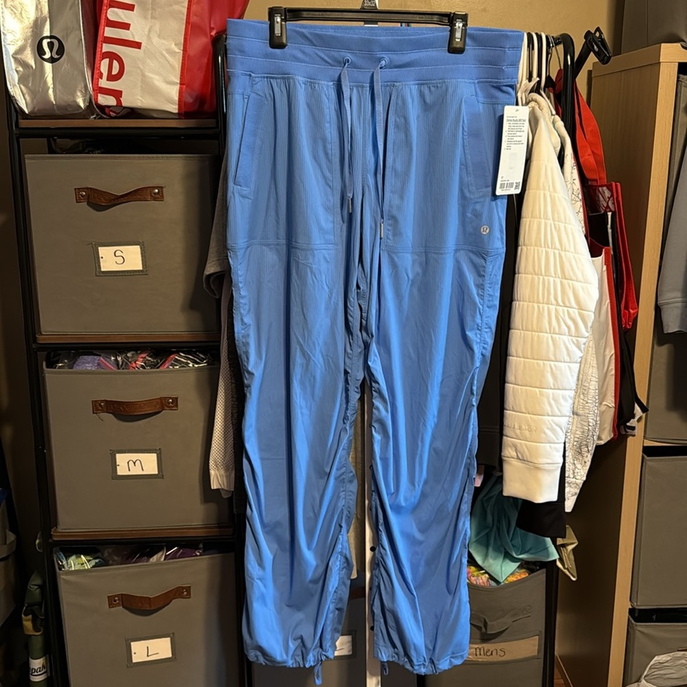 NWT Lululemon Dance Studio Mid-Rise Pant 32” Sz 12 Regular Blue Nile